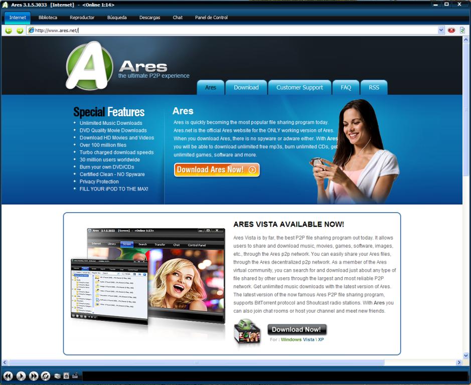 Nuevo Ares mejorado 3.1.5 full con serial Ares3
